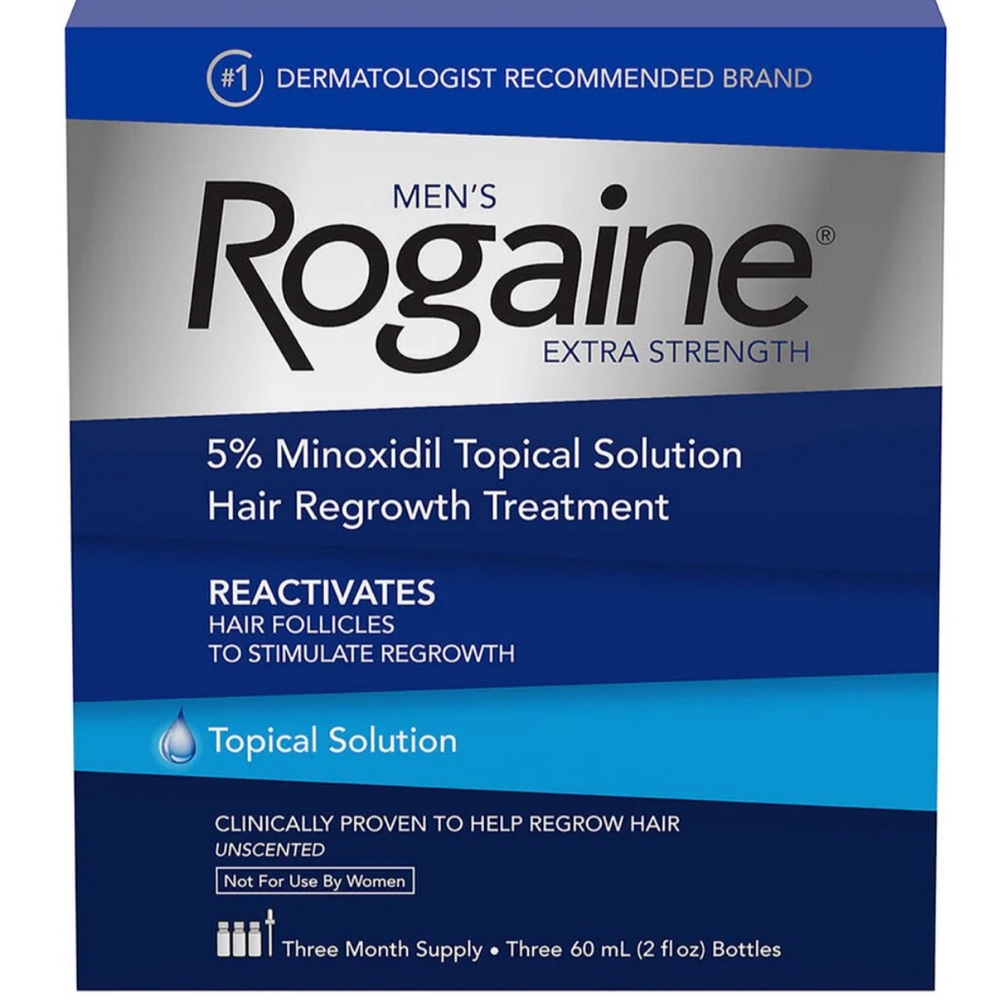 NWT Rogaine Men's Hair Treatment Solution